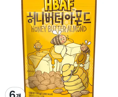 톱배우들도 쓴다는  THE프라임 아몬드 버터  총 400g x 6병  (3 추천상품