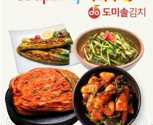 미리주문필수!! 도미솔 포기5.5kg오이김치2kg깻잎김치0.5kg 총10kg 지금 구매하세요